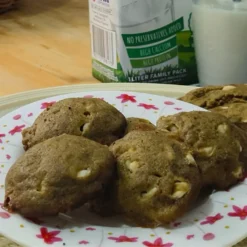 Jemila’s Matcha White Chocolate Chip Cookies